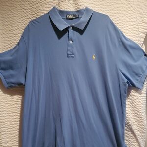 Polo by Ralph Lauren Blue Polo Shirt Classic Design